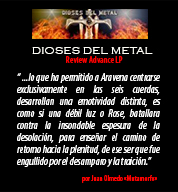 Review en Dioses del metal .org del Advance LP 2018 de SAR